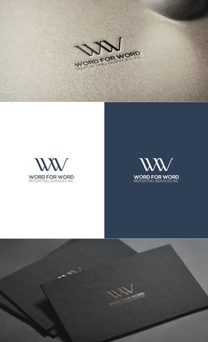 Diseño de Logo por GLDesigns para Word For Word Reporting Services Inc. | Diseño: #31158639