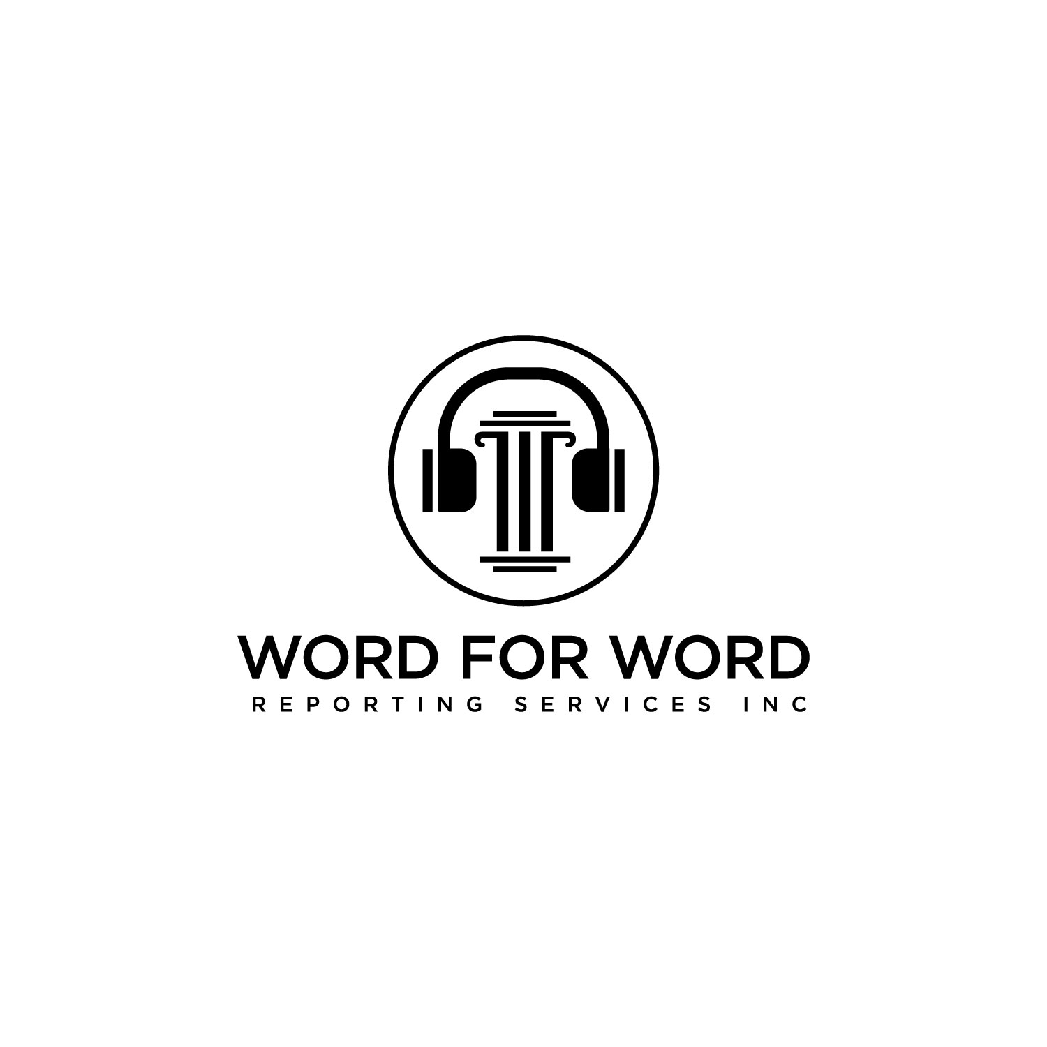 Logo Design by LAXMI DESIGNHUB for Word For Word Reporting Services Inc. | Design #31160114