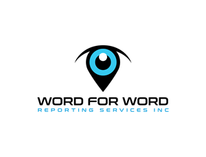 Logo Design by cafemountdesigns for Word For Word Reporting Services Inc. | Design: #31162543