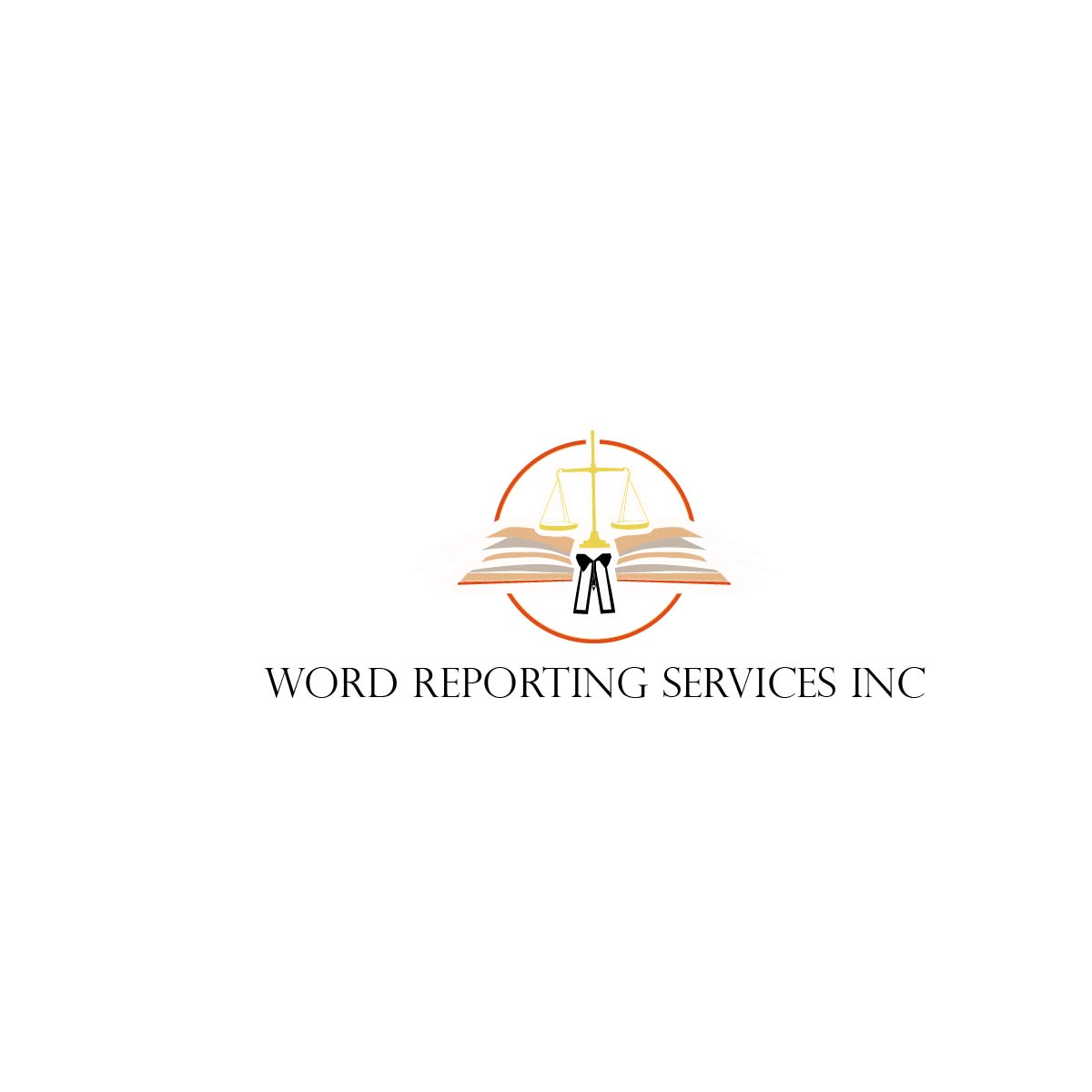 Logo Design by fly  design for Word For Word Reporting Services Inc. | Design #31161874