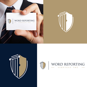 Logo Design by fly  design for Word For Word Reporting Services Inc. | Design: #31161875