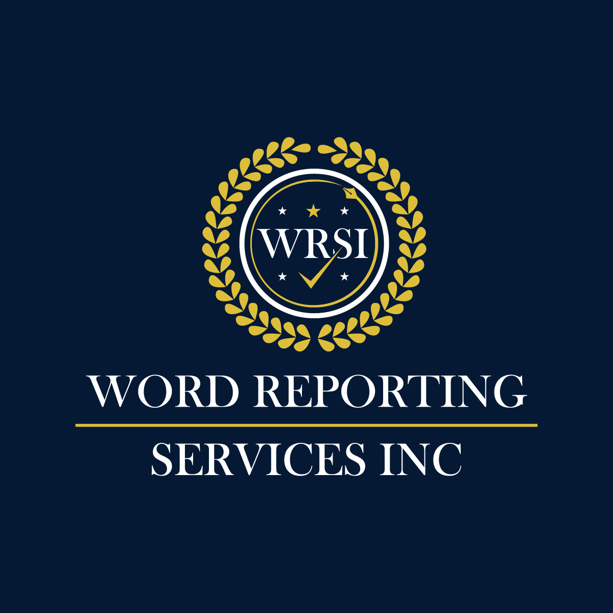 Logo Design by fly  design for Word For Word Reporting Services Inc. | Design #31161876