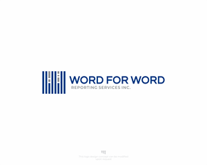 Diseño de Logo por MBARO para Word For Word Reporting Services Inc. | Diseño: #31179518