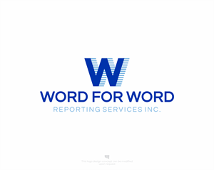 Diseño de Logo por MBARO para Word For Word Reporting Services Inc. | Diseño: #31179519