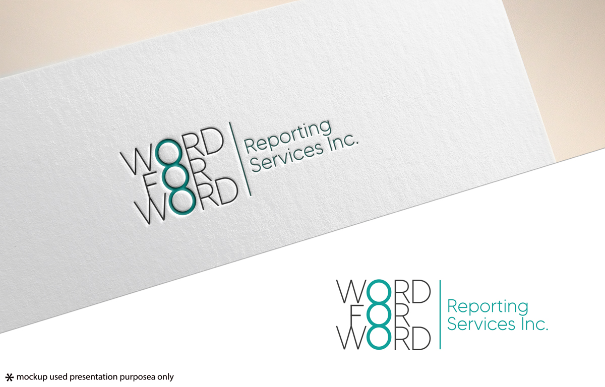 Diseño de Logo por Rubia@ para Word For Word Reporting Services Inc. | Diseño #31159593