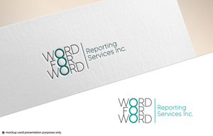 Logo Design by Rubia@ for Word For Word Reporting Services Inc. | Design: #31159593