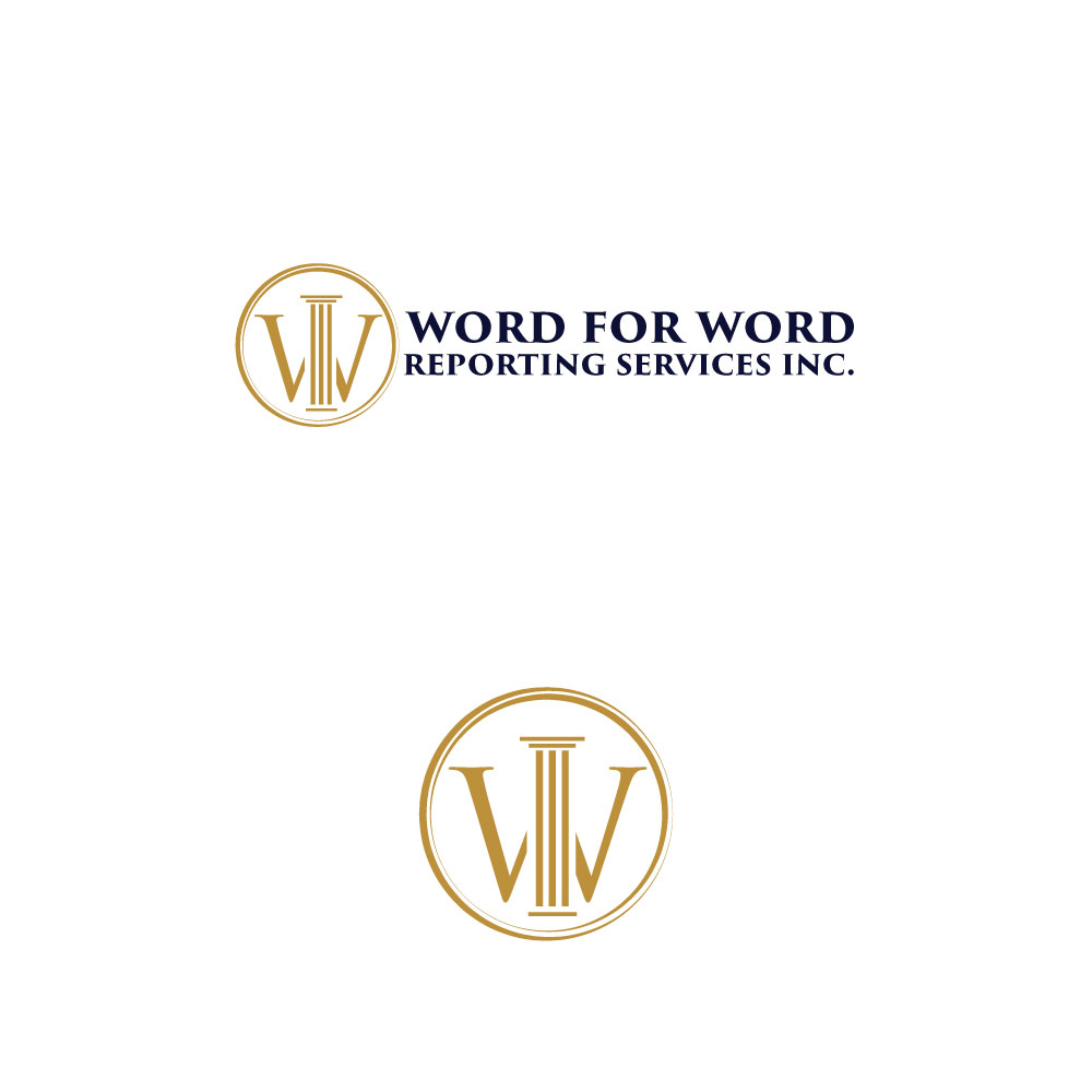 Diseño de Logo por Ansh Design para Word For Word Reporting Services Inc. | Diseño #31163435