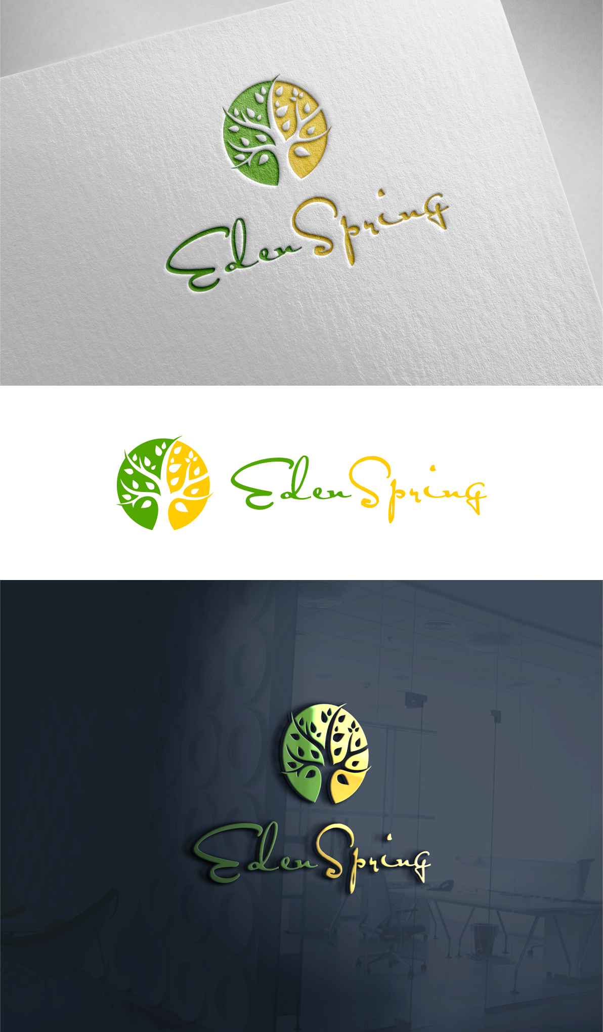 Serious, Upmarket Logo Design for EdenSpring by art_rebel | Design ...