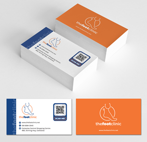 Business Card Design by Tilt for The Foot Clinic | Design: #31182673