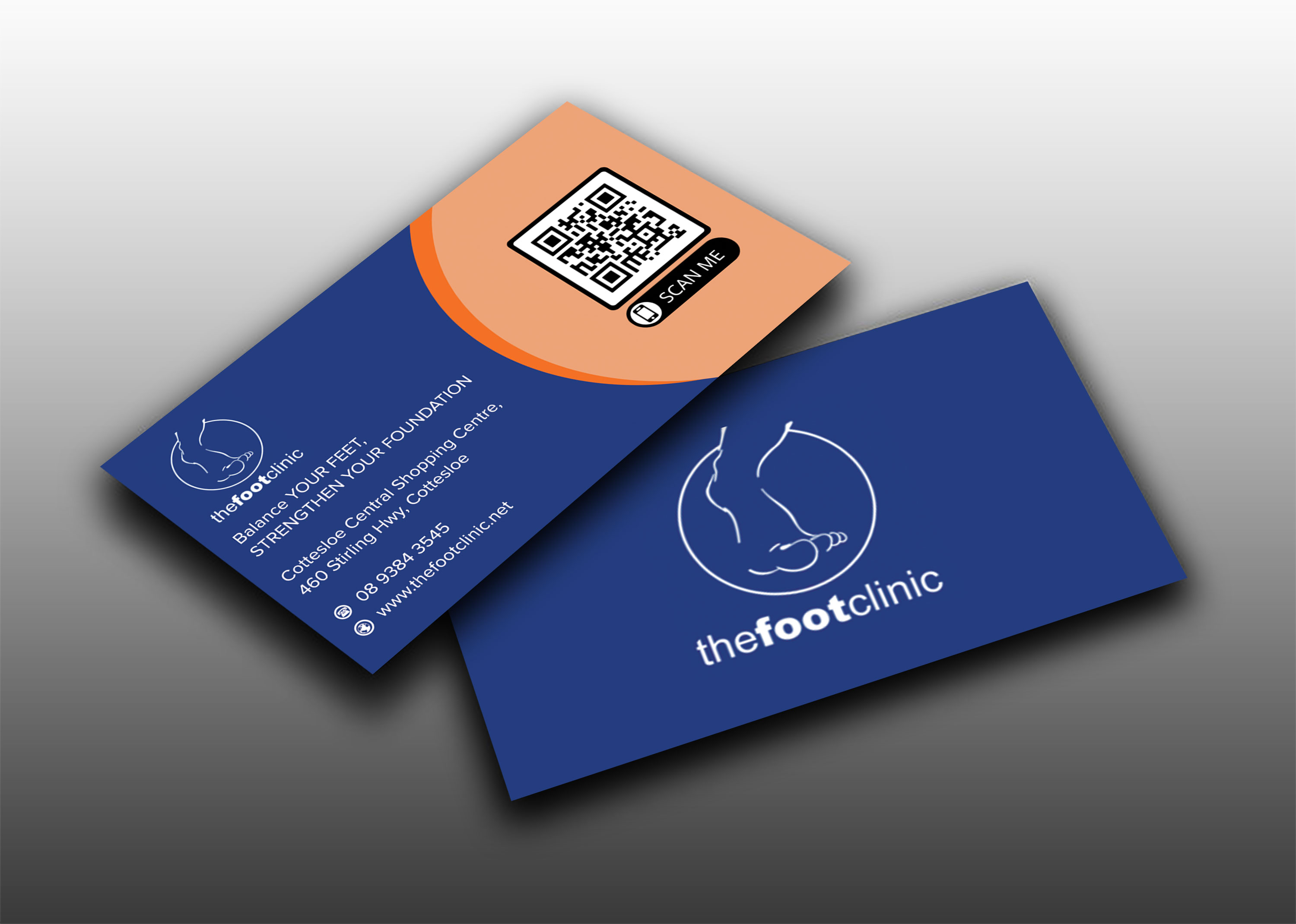 Business Card Design by sadikul islam for The Foot Clinic | Design #31161281