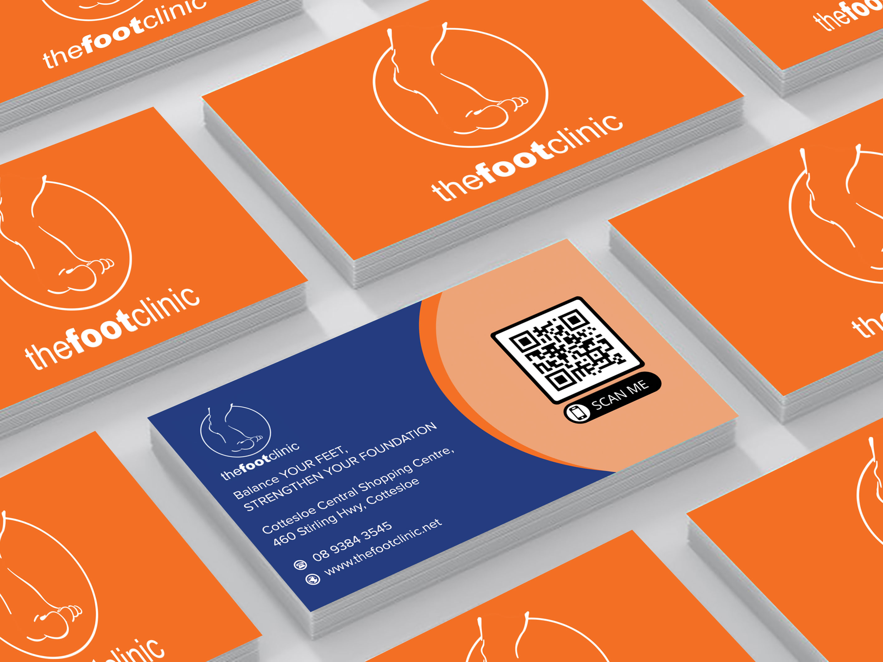 Business Card Design by sadikul islam for The Foot Clinic | Design #31161282