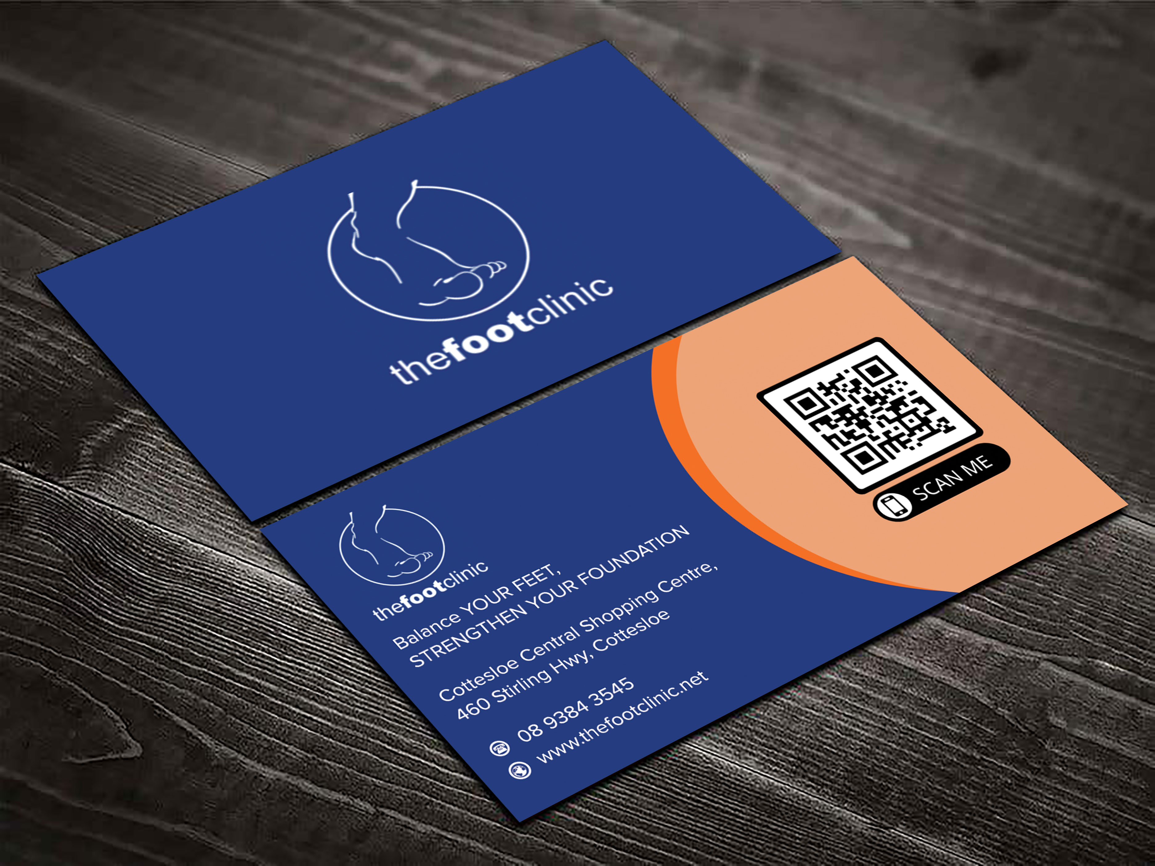 Business Card Design by sadikul islam for The Foot Clinic | Design #31161283