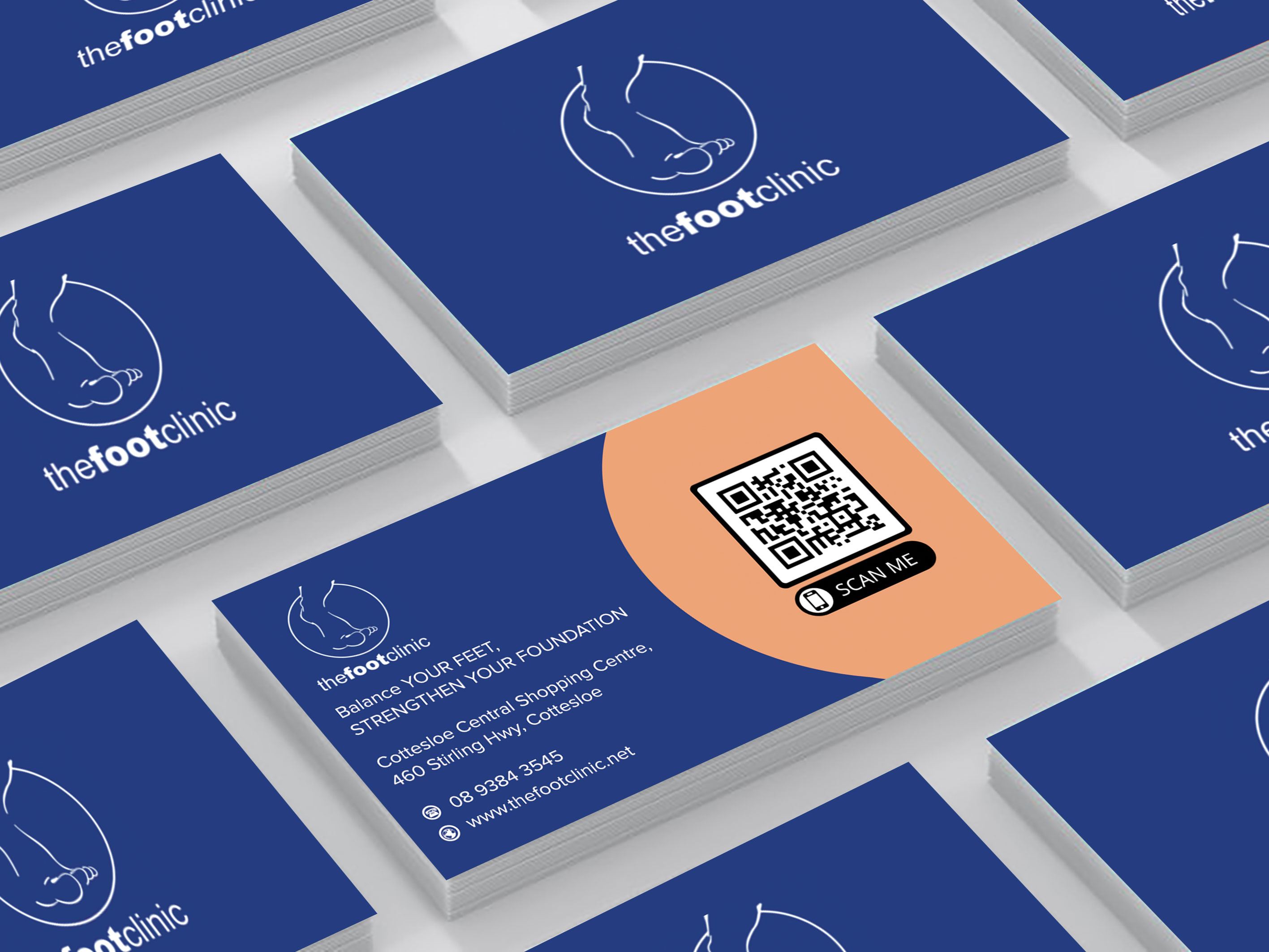 Business Card Design by sadikul islam for The Foot Clinic | Design #31161319