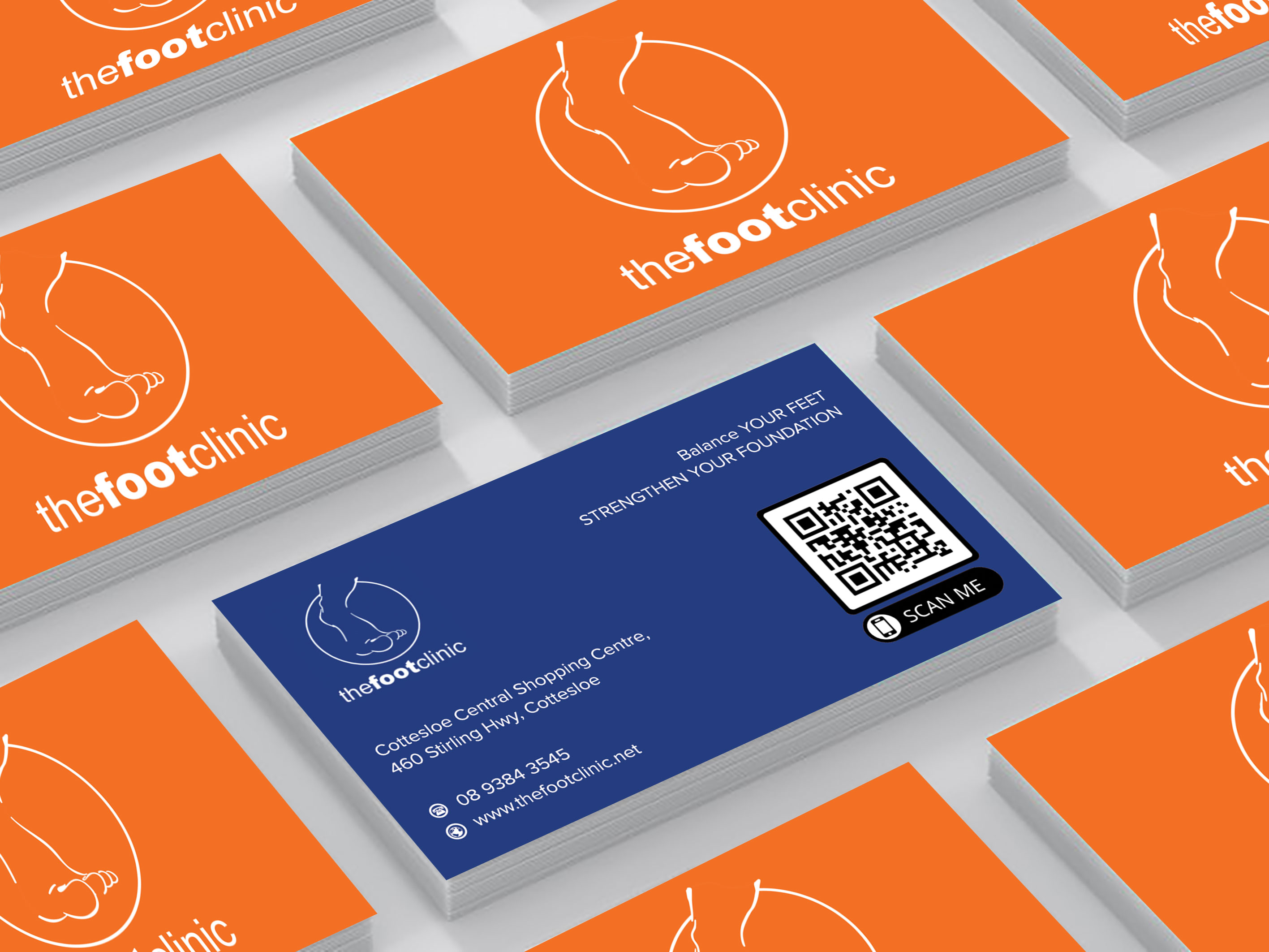 Business Card Design by sadikul islam for The Foot Clinic | Design #31161359