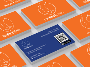 Business Card Design by sadikul islam for The Foot Clinic | Design: #31161359