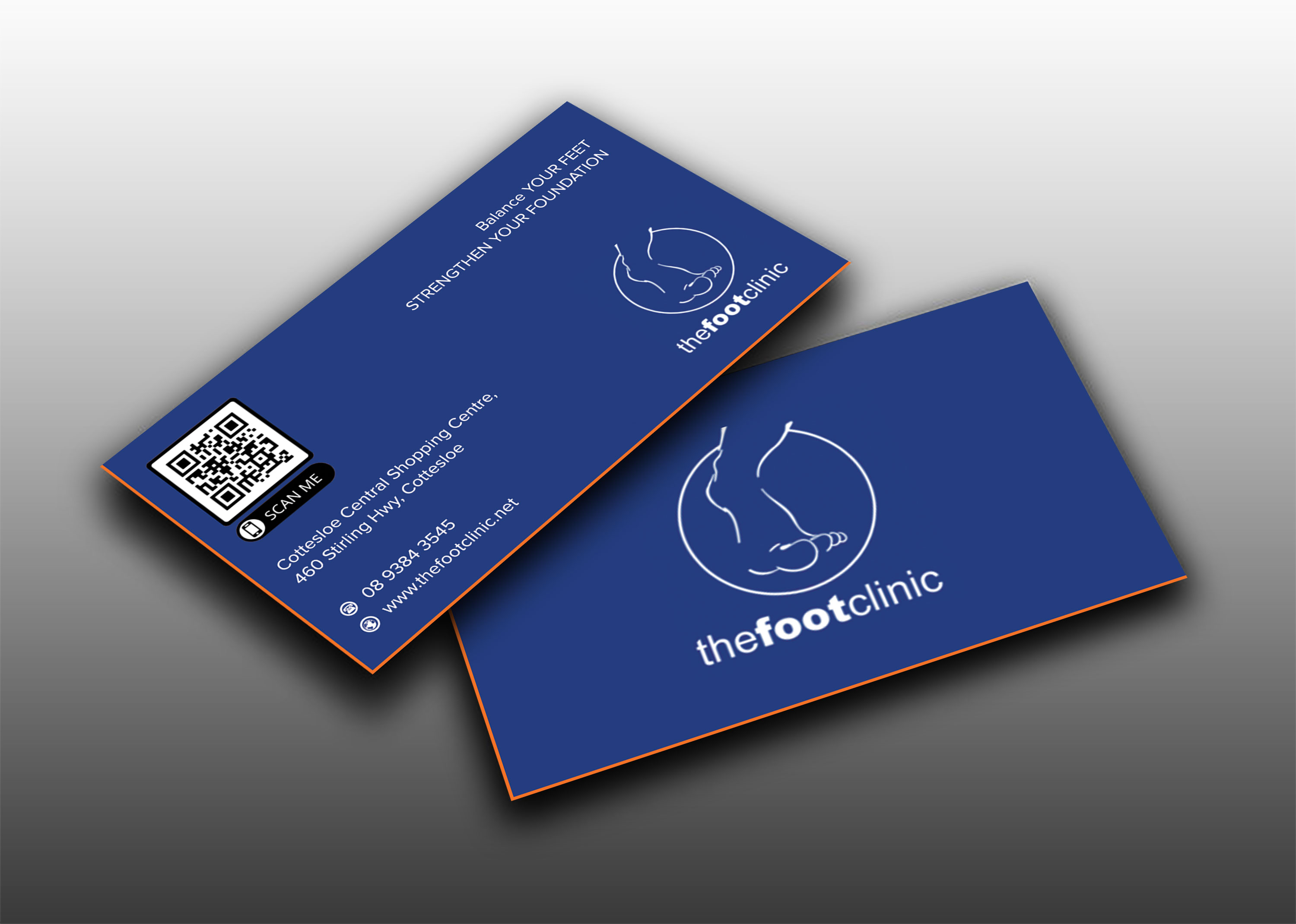 Business Card Design by sadikul islam for The Foot Clinic | Design #31161375