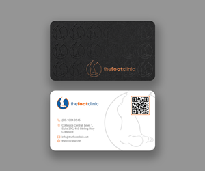 Business Card Design by Andrés Sebastián for The Foot Clinic | Design: #31168309