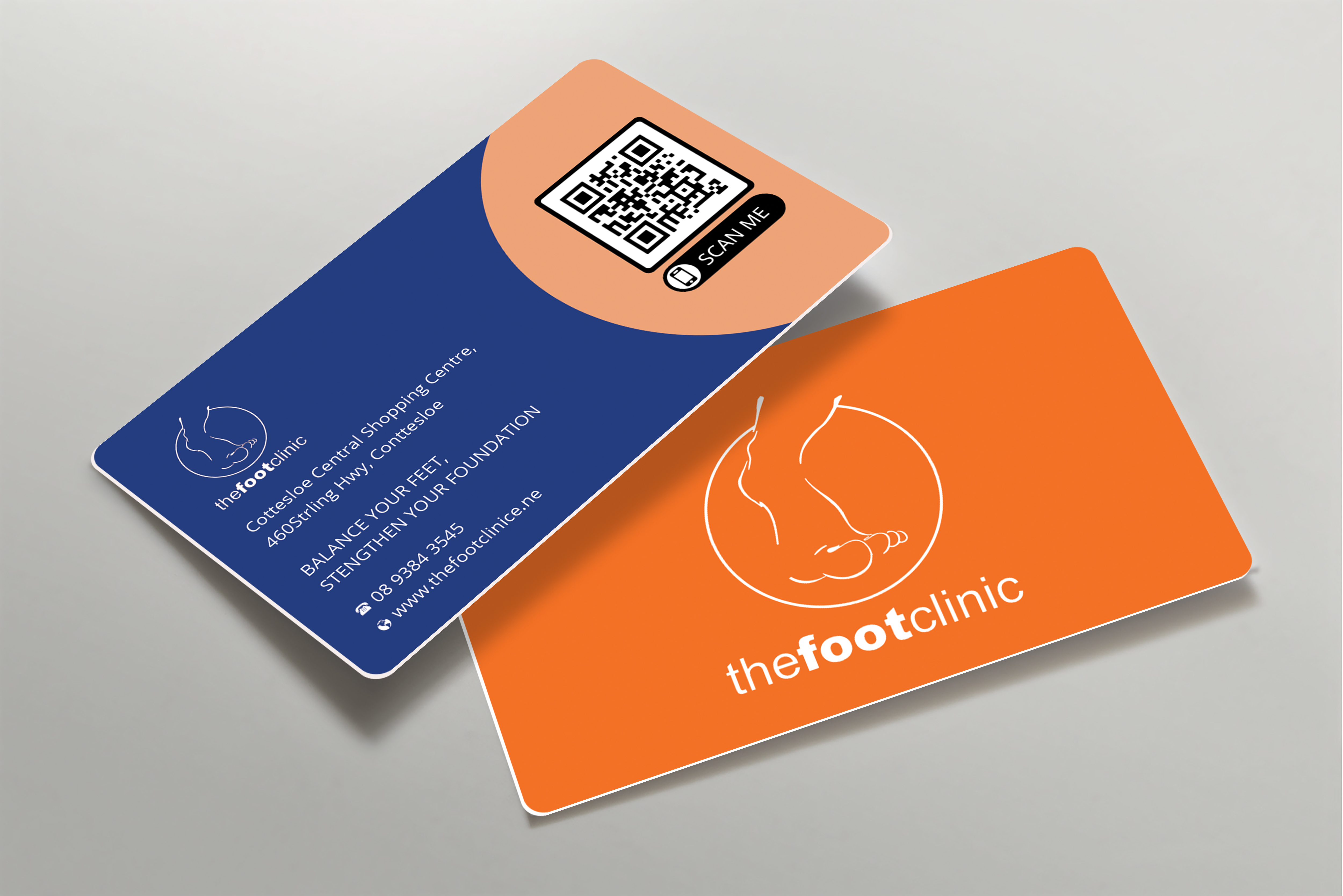Business Card Design by Expert Bappy for The Foot Clinic | Design #31159599