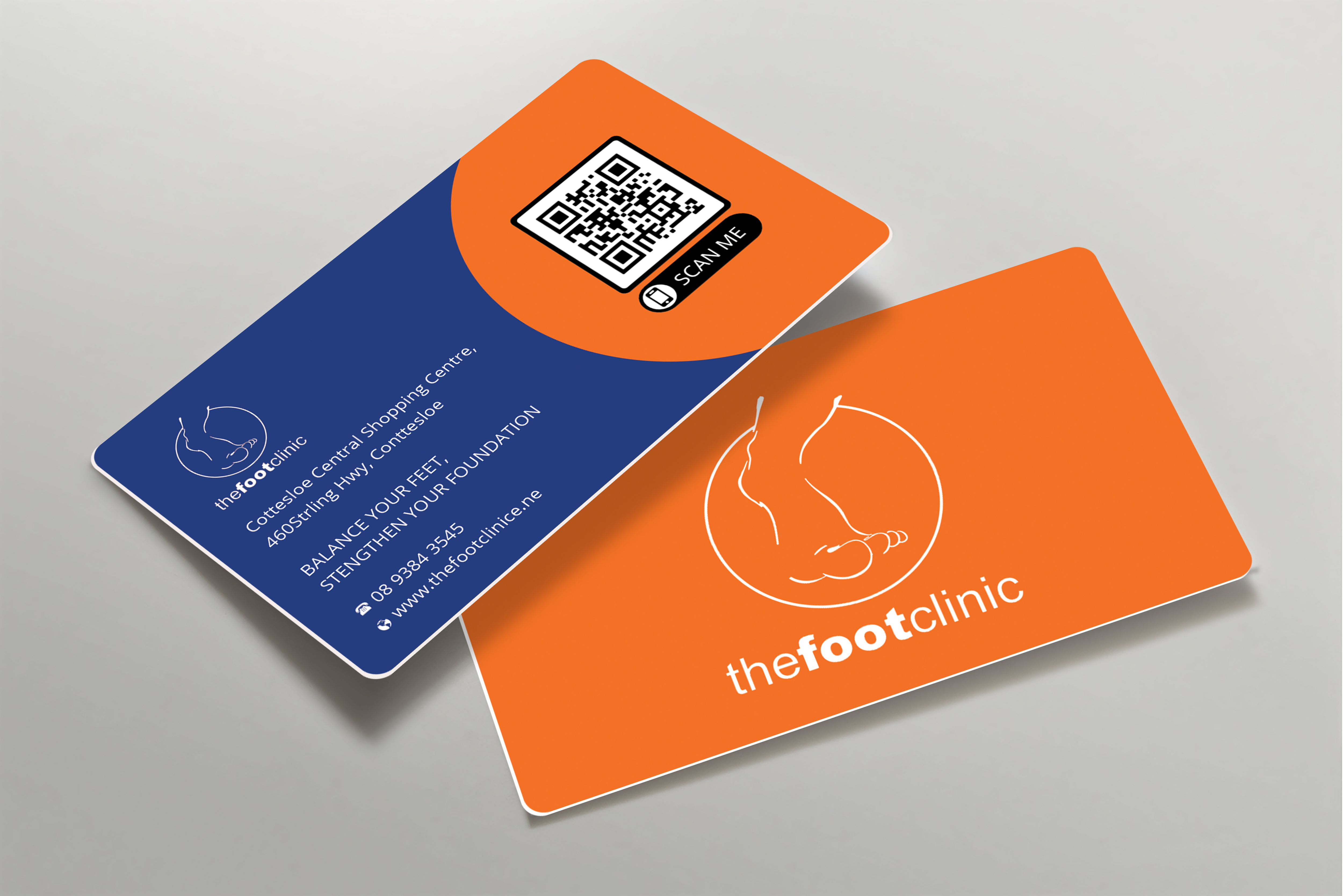 Business Card Design by Expert Bappy for The Foot Clinic | Design #31159642