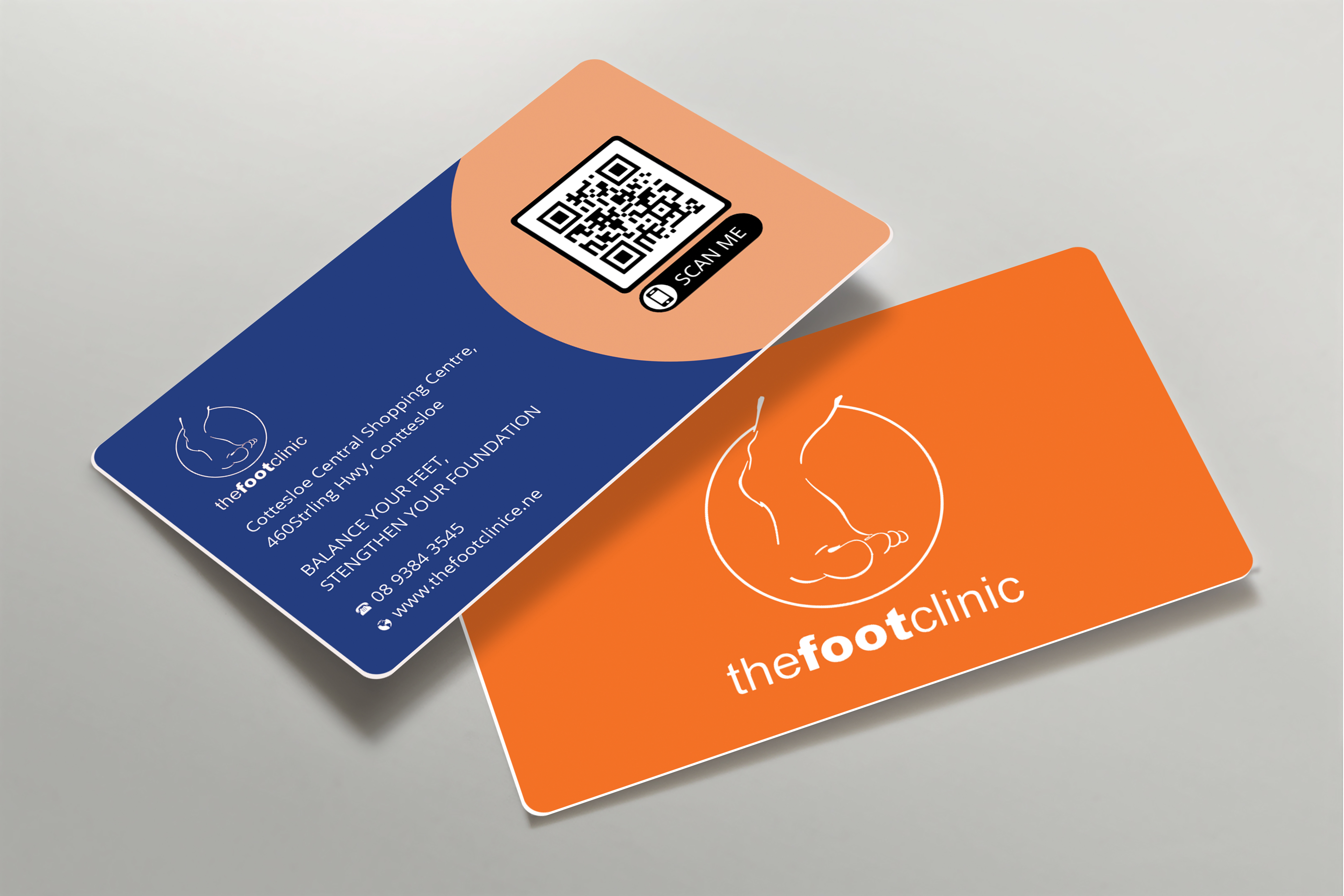 Business Card Design by Expert Bappy for The Foot Clinic | Design #31159643