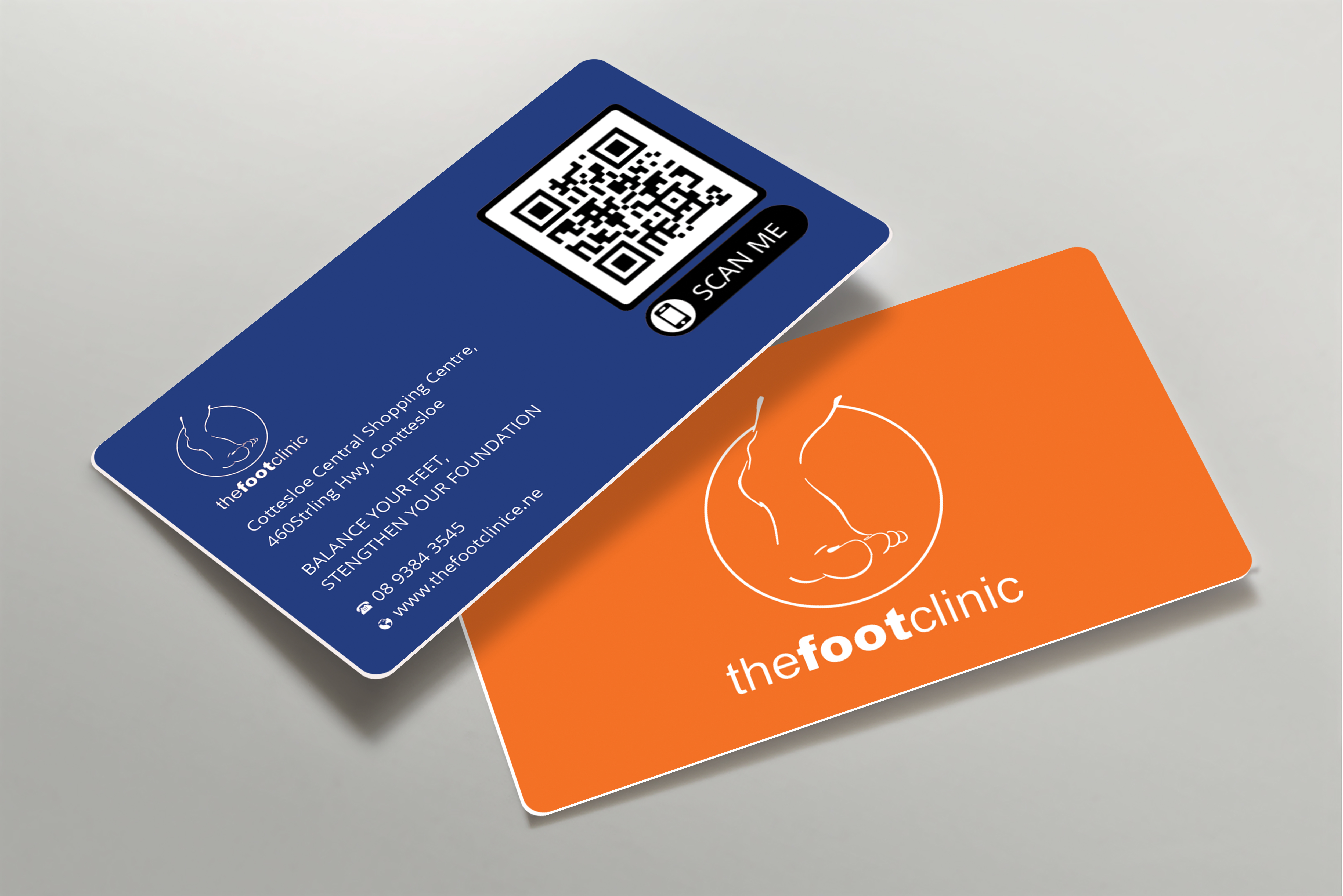 Business Card Design by Expert Bappy for The Foot Clinic | Design #31159644