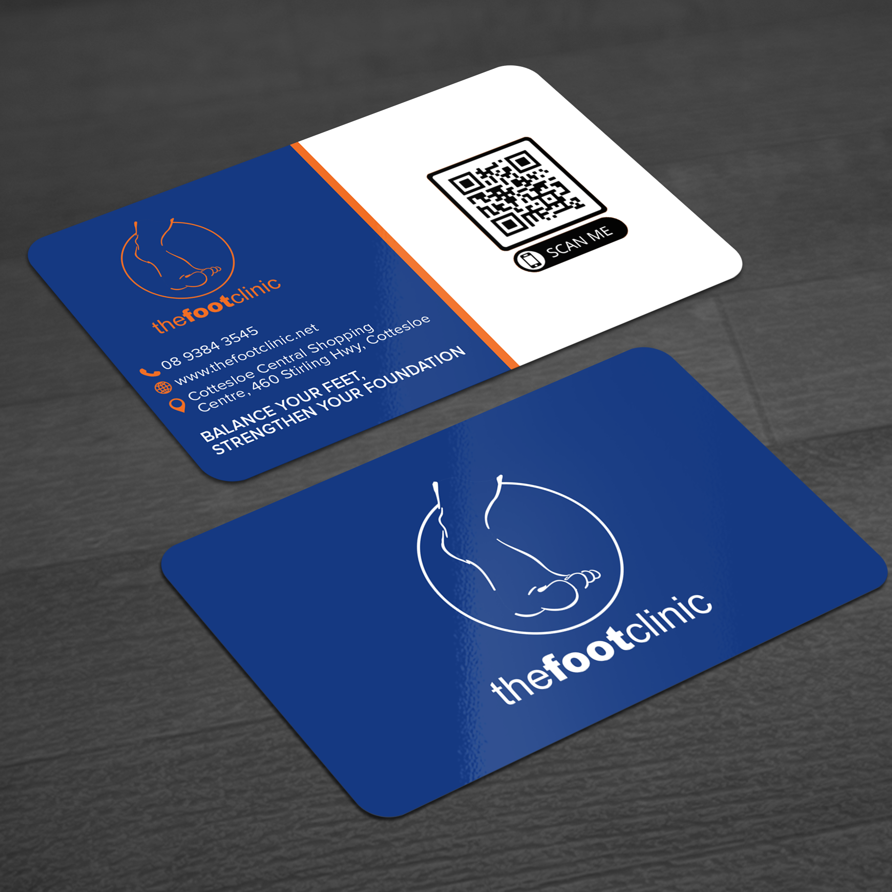 Business Card Design by WellDesign for The Foot Clinic | Design #31160762