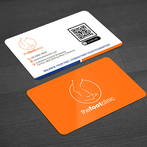 Business Card Design by WellDesign for The Foot Clinic | Design: #31160765