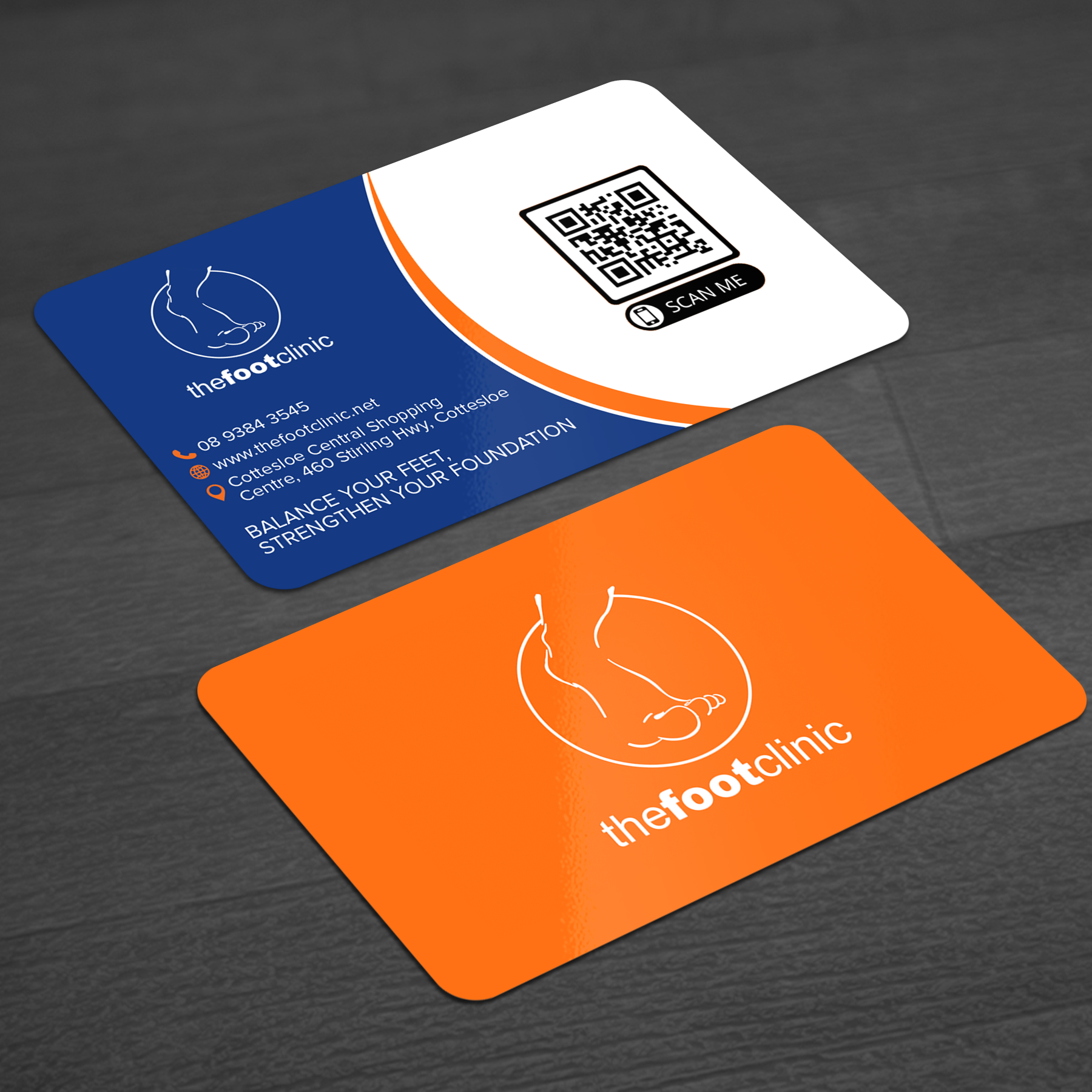Business Card Design by WellDesign for The Foot Clinic | Design #31160766