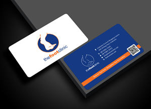 Business Card Design by Sun Moon Graphic Designer for The Foot Clinic | Design: #31161175