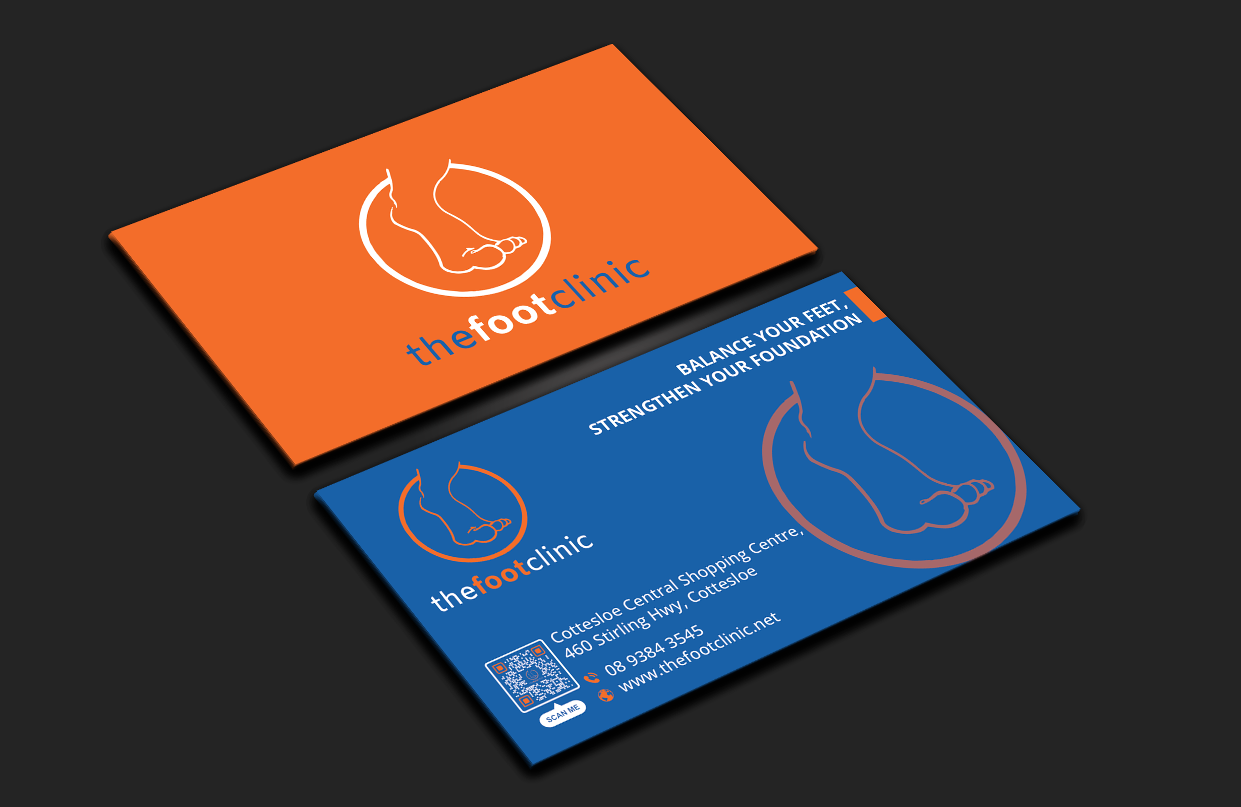 Business Card Design by DesignerShahadat for The Foot Clinic | Design #31160282