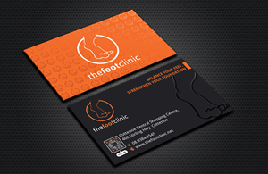 Diseño de Tarjeta de Presentación por DesignerShahadat para The Foot Clinic | Diseño: #31160289