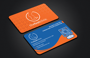 Business Card Design by DesignerShahadat for The Foot Clinic | Design: #31160458