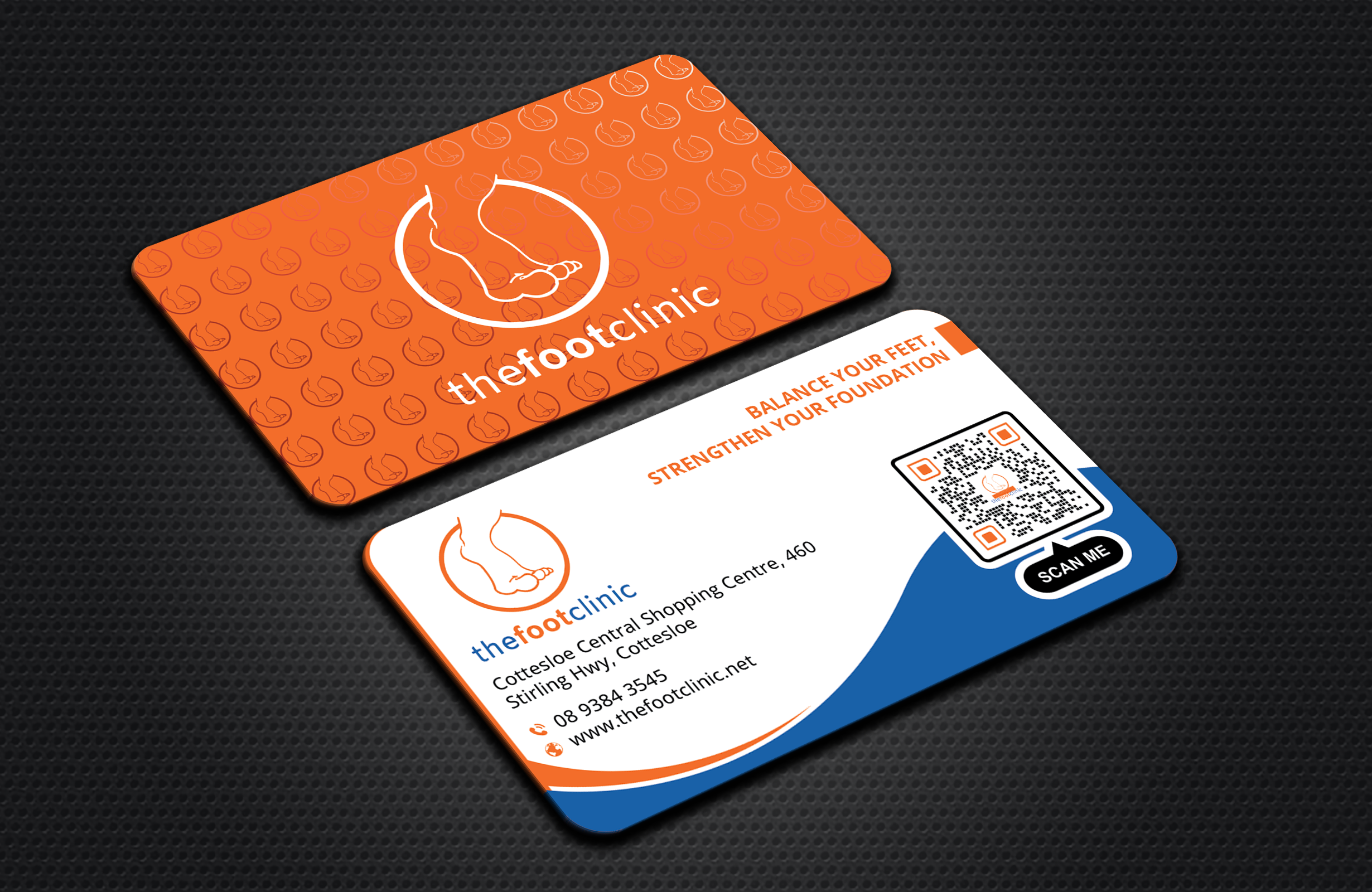 Business Card Design by DesignerShahadat for The Foot Clinic | Design #31160459