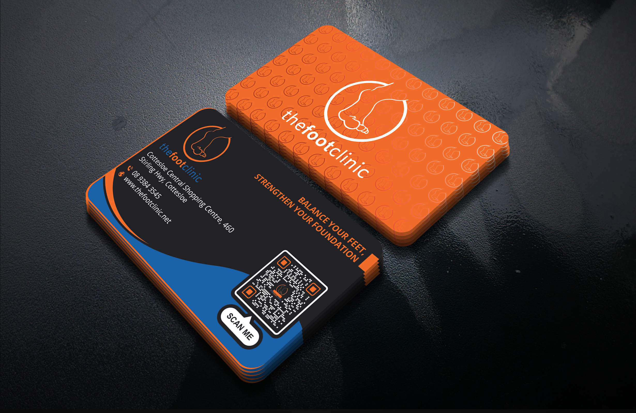Business Card Design by DesignerShahadat for The Foot Clinic | Design #31160460