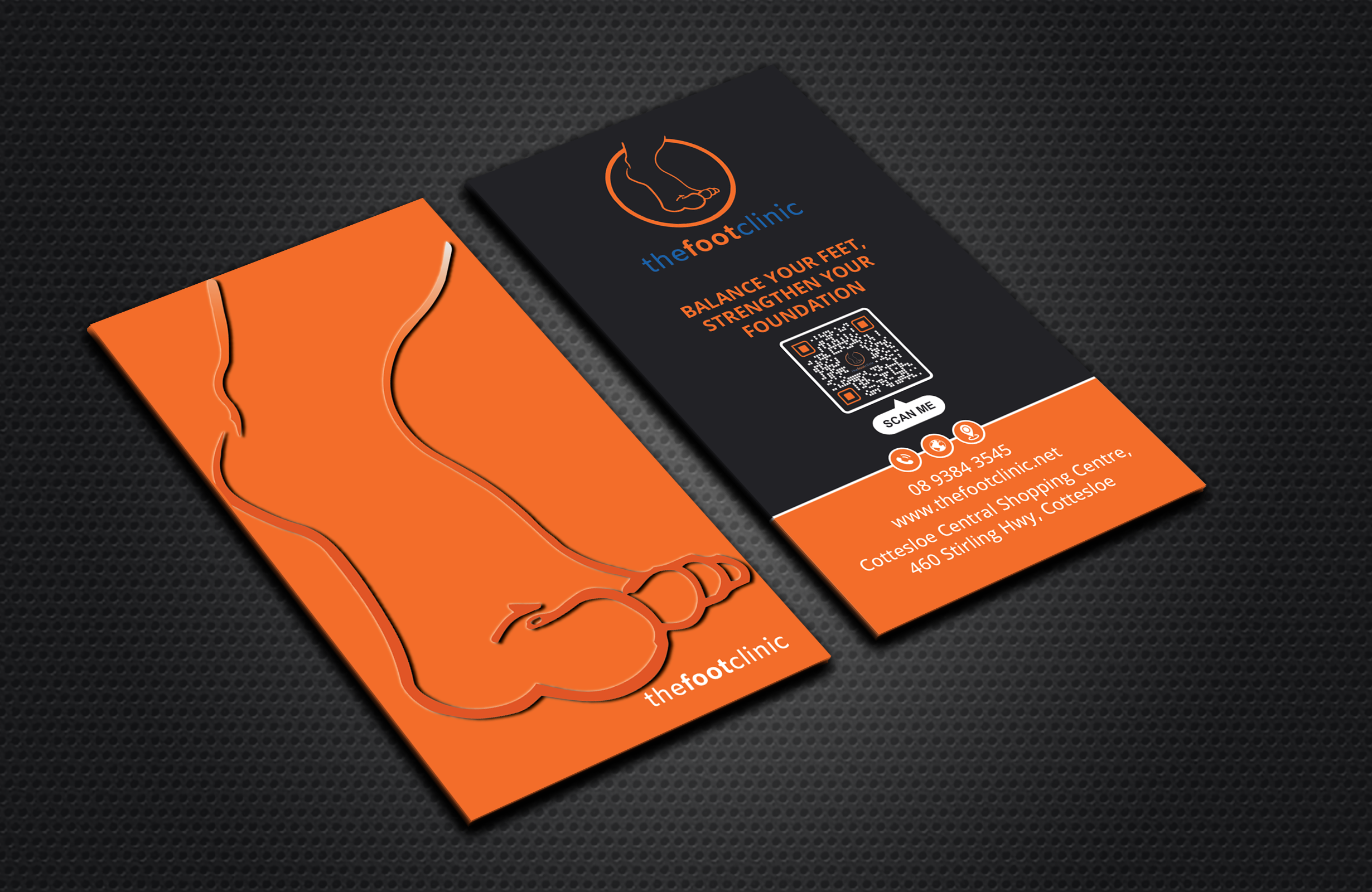 Business Card Design by DesignerShahadat for The Foot Clinic | Design #31164961