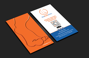 Business Card Design by DesignerShahadat for The Foot Clinic | Design: #31164963