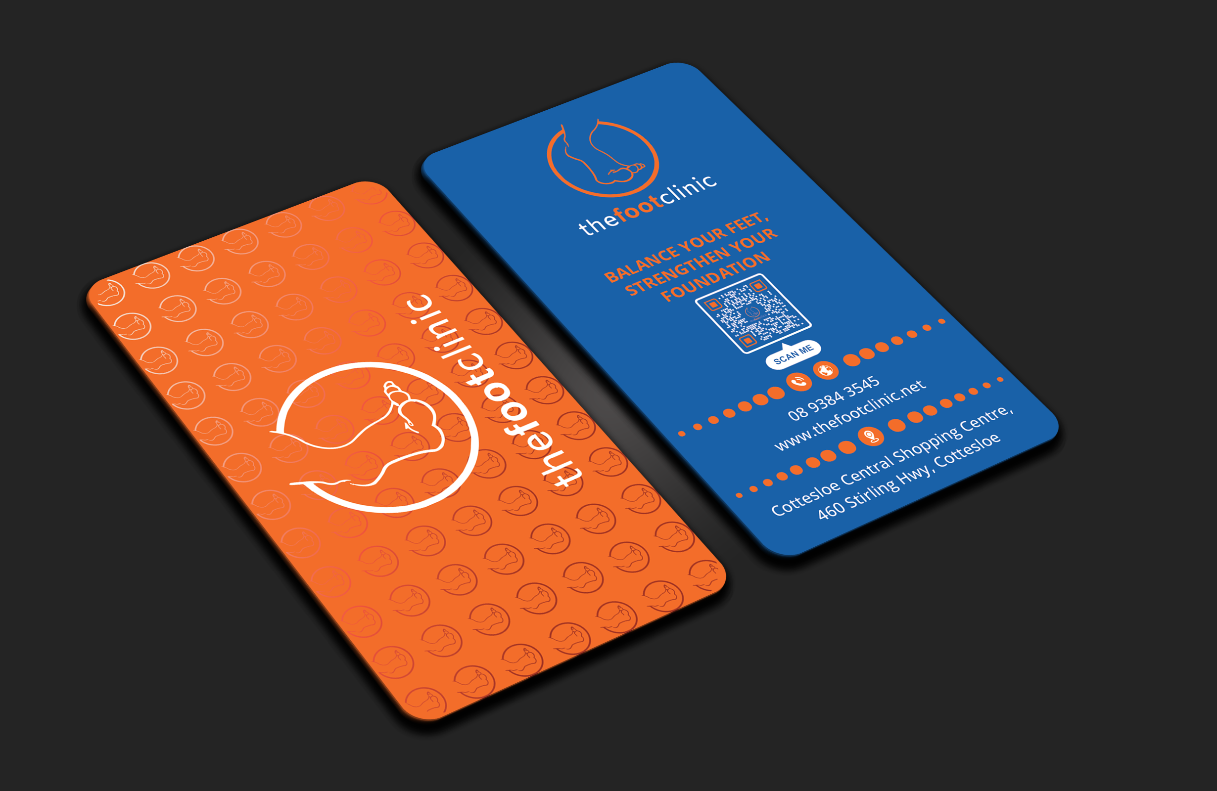 Business Card Design by DesignerShahadat for The Foot Clinic | Design #31165032