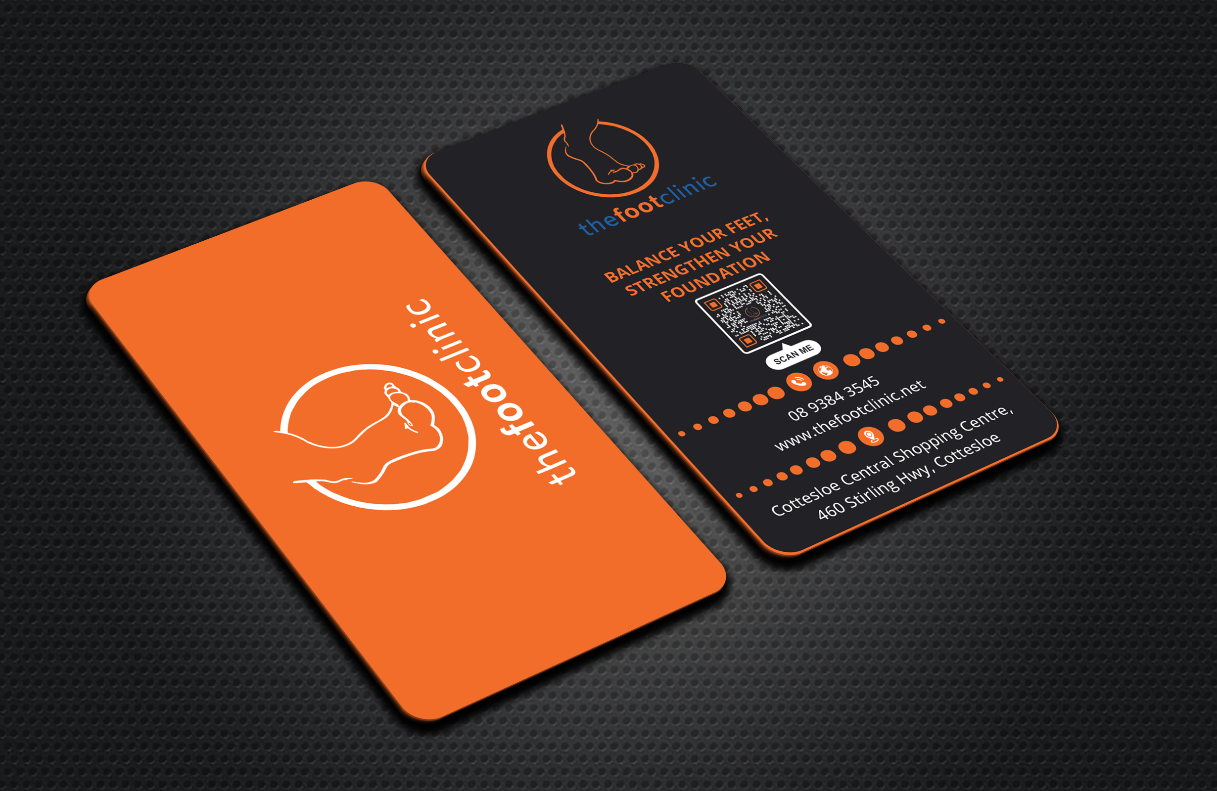Business Card Design by DesignerShahadat for The Foot Clinic | Design #31165035