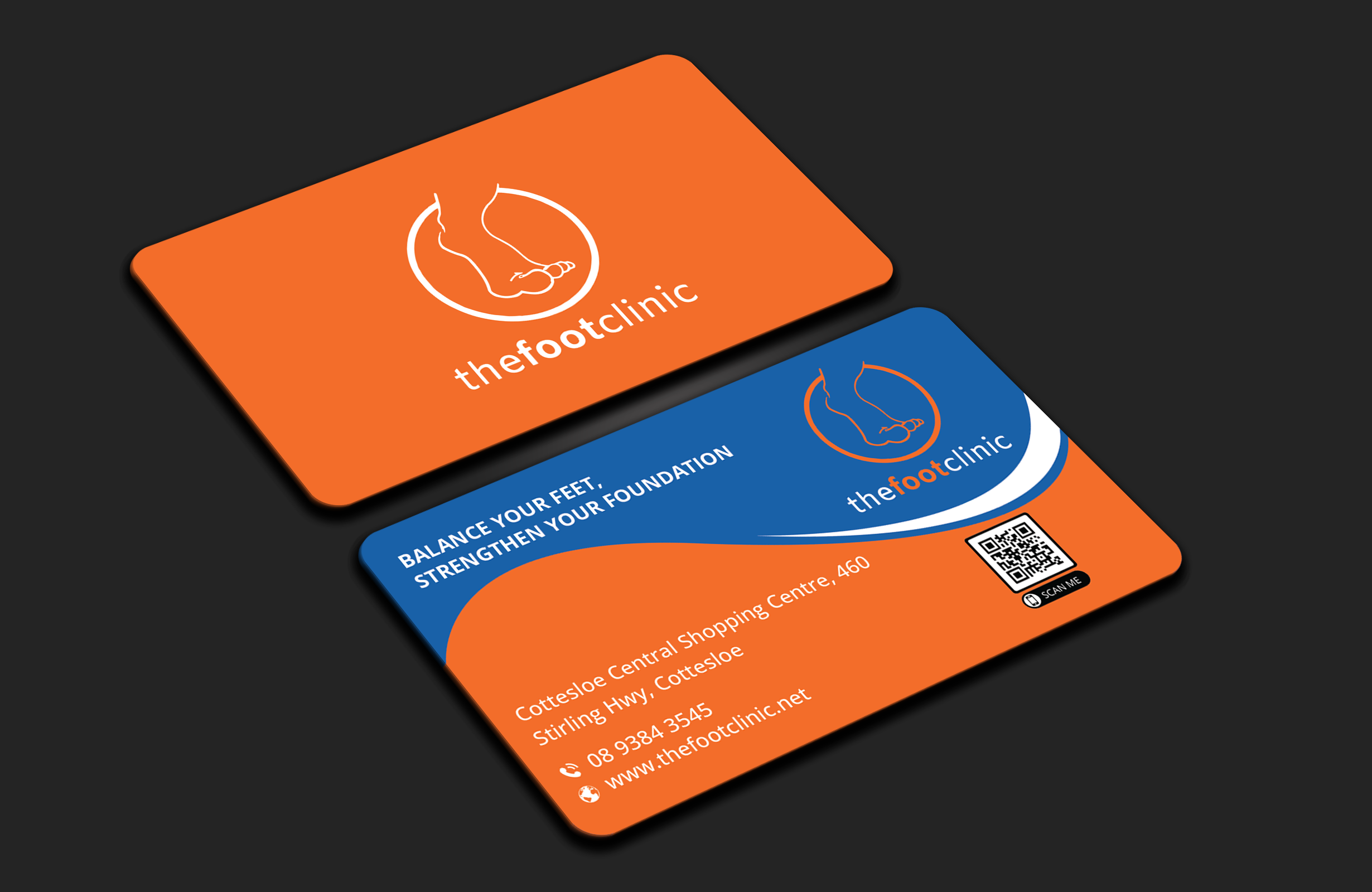 Business Card Design by DesignerShahadat for The Foot Clinic | Design #31168266