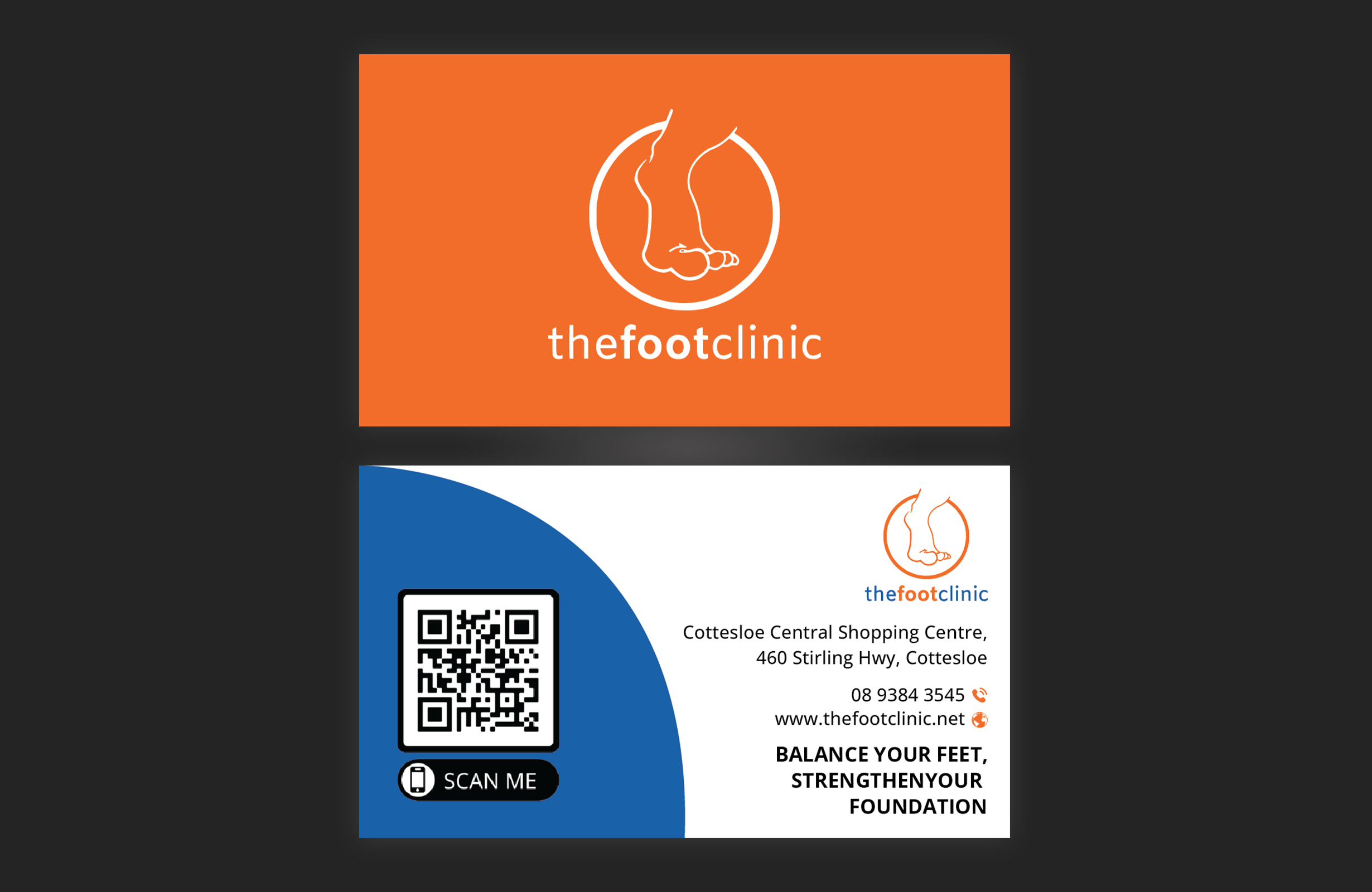 Business Card Design by DesignerShahadat for The Foot Clinic | Design #31168268