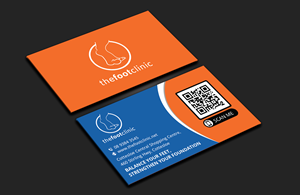 Business Card Design by DesignerShahadat for The Foot Clinic | Design: #31168291