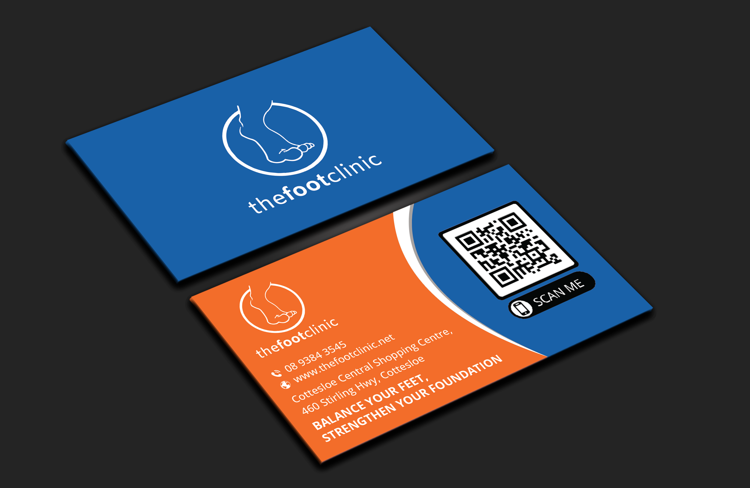 Business Card Design by DesignerShahadat for The Foot Clinic | Design #31168307