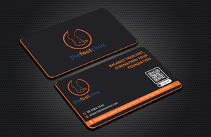 Business Card Design by DesignerShahadat for The Foot Clinic | Design: #31198558