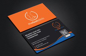 Diseño de Tarjeta de Presentación por DesignerShahadat para The Foot Clinic | Diseño: #31198559