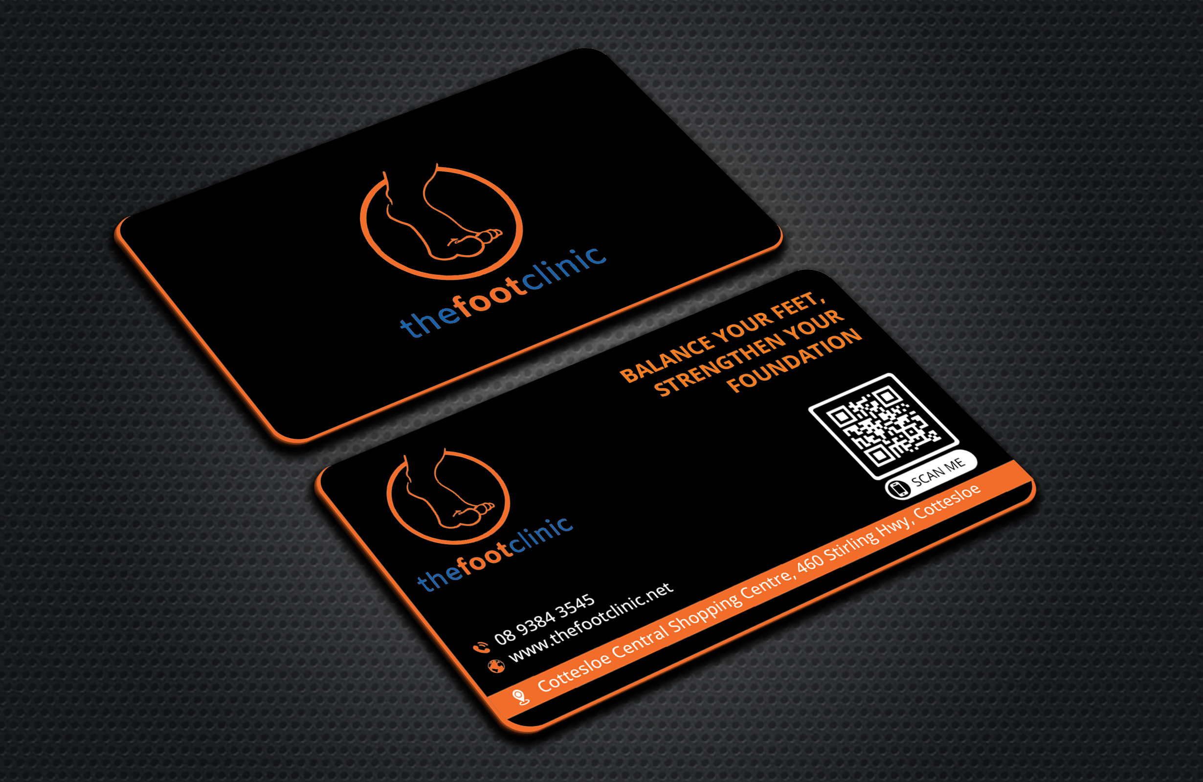 Business Card Design by DesignerShahadat for The Foot Clinic | Design #31198560