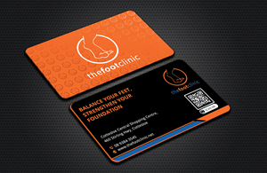 Business Card Design by DesignerShahadat for The Foot Clinic | Design: #31198585