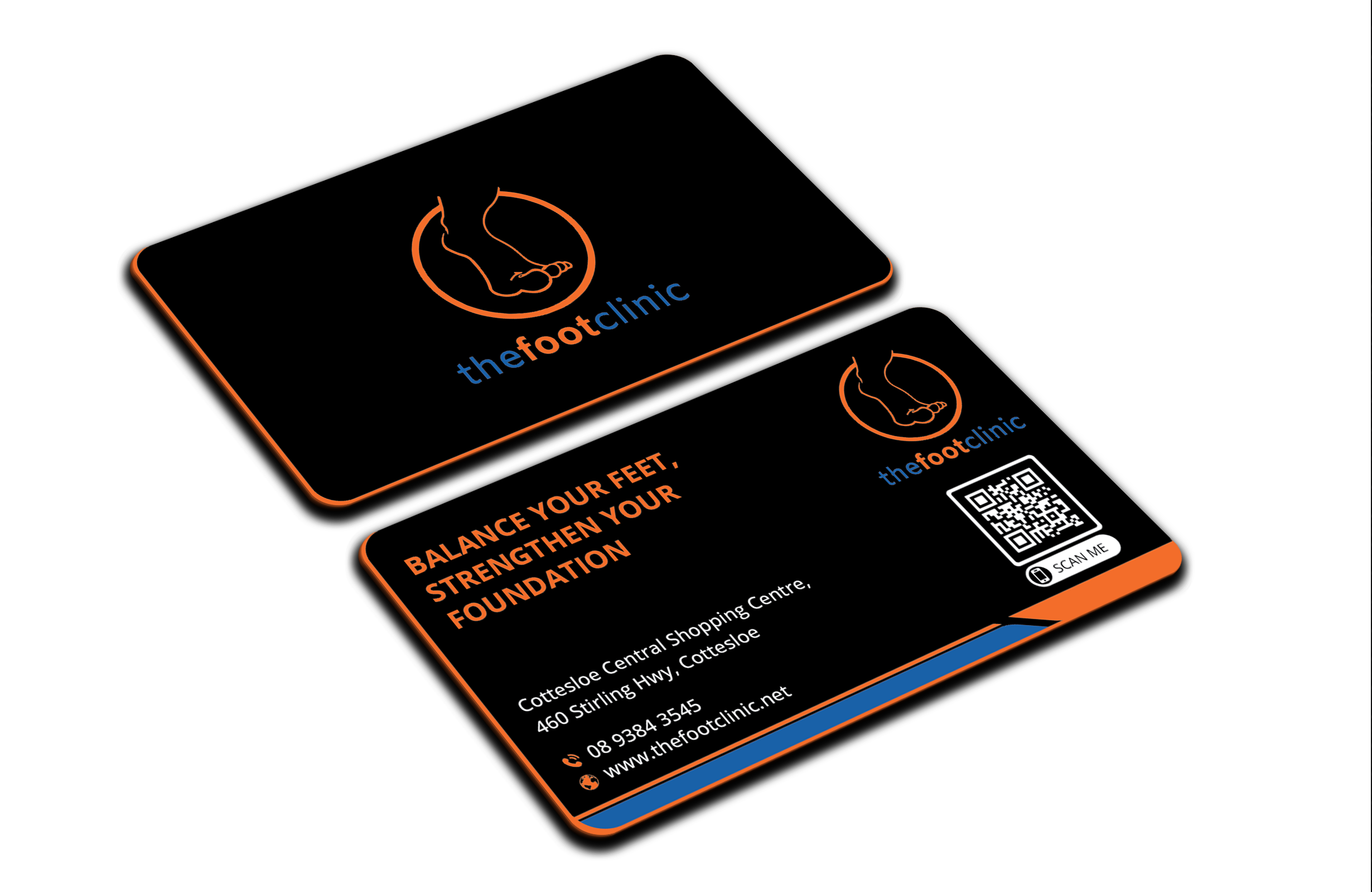 Business Card Design by DesignerShahadat for The Foot Clinic | Design #31198586