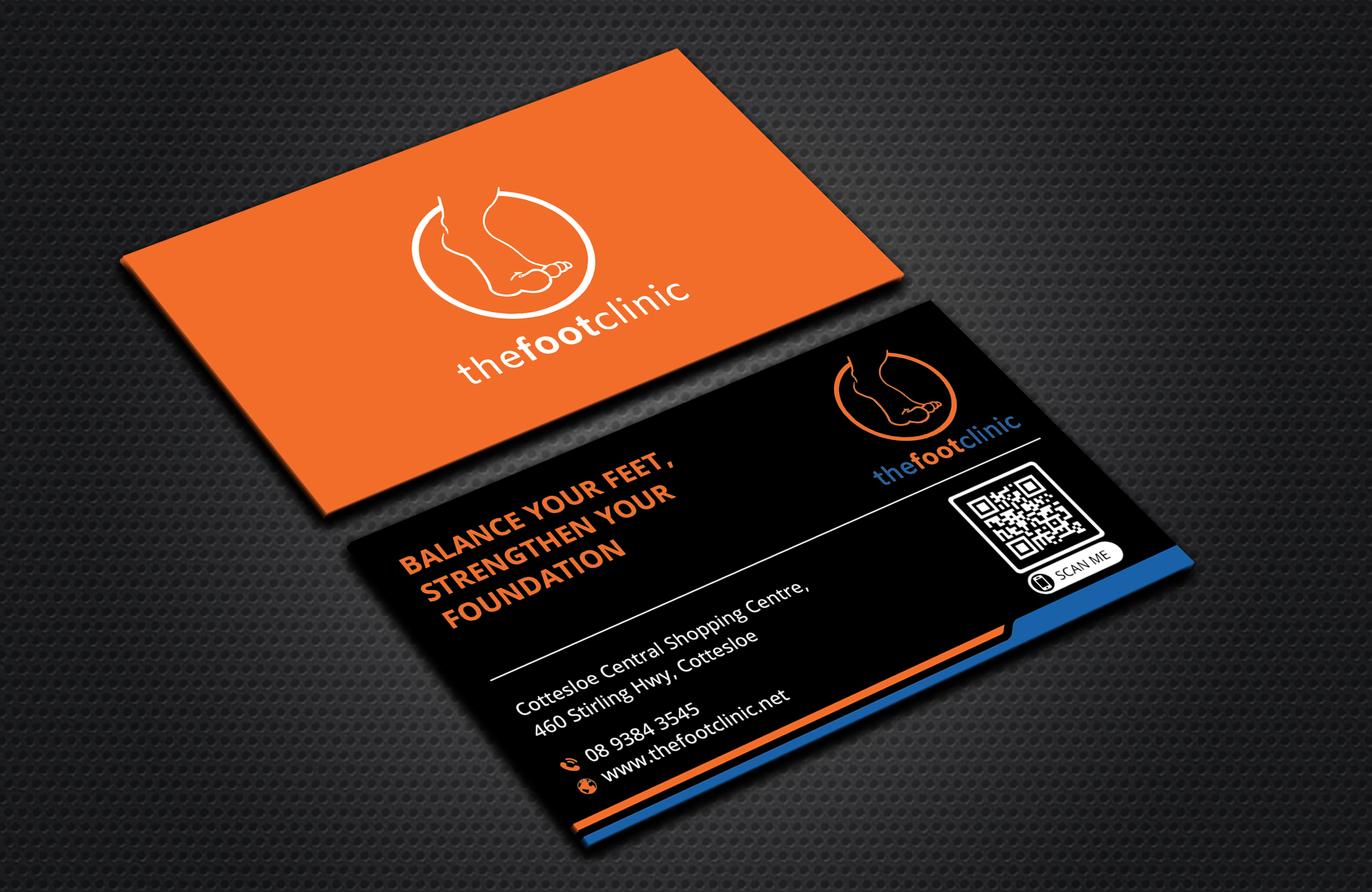 Business Card Design by DesignerShahadat for The Foot Clinic | Design #31198587