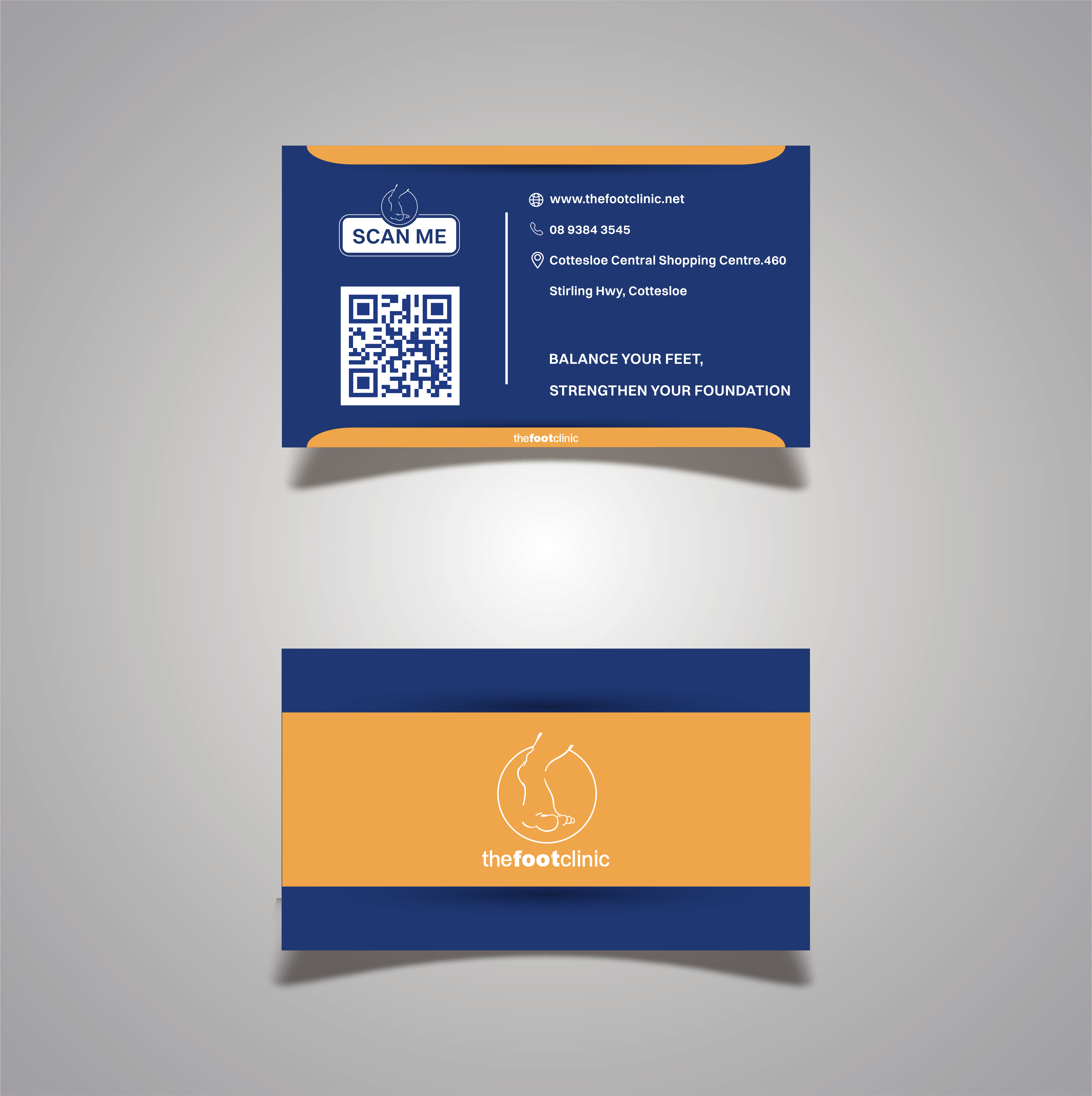 Business Card Design by TDAC for The Foot Clinic | Design #31163049