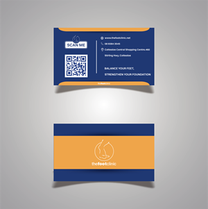 Business Card Design by TDAC for The Foot Clinic | Design: #31163049